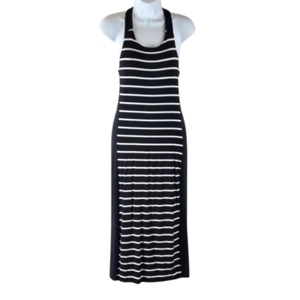 Athleta striped maxi dress